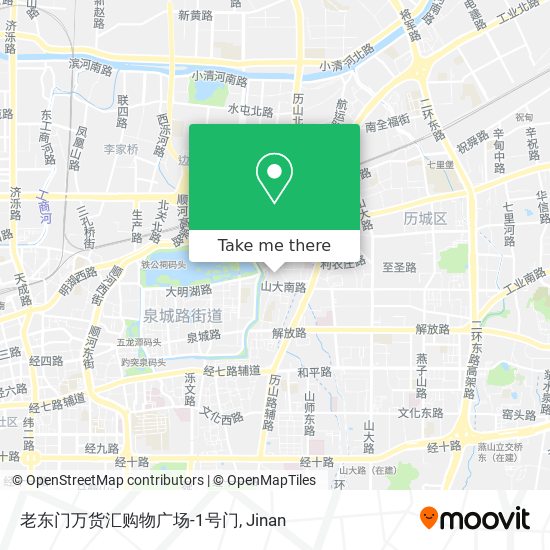 老东门万货汇购物广场-1号门 map