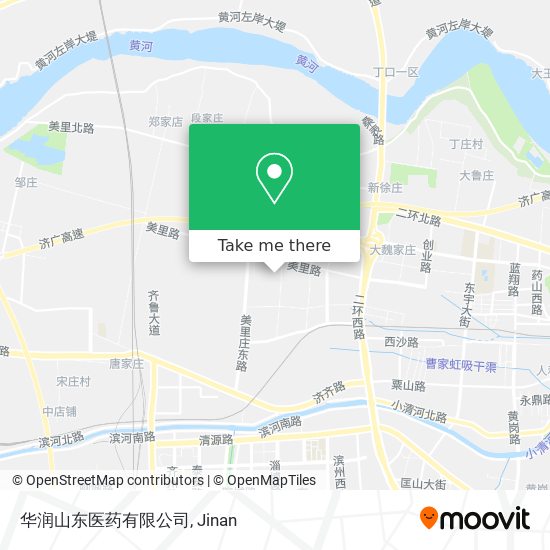 华润山东医药有限公司 map