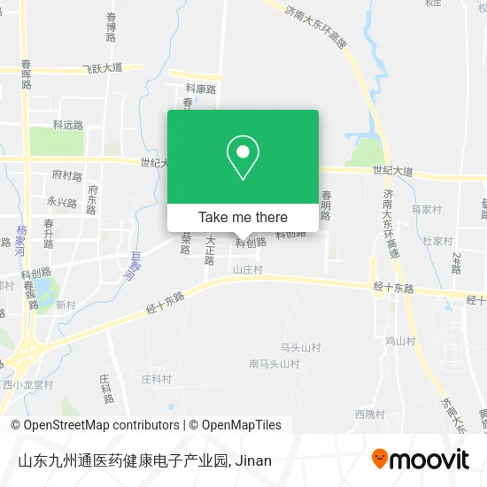 山东九州通医药健康电子产业园 map