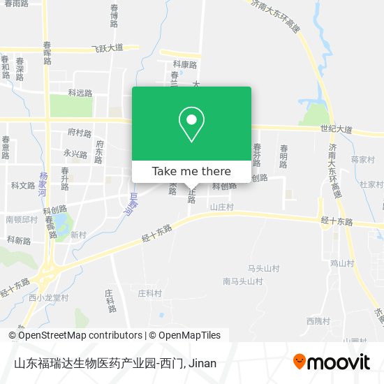 山东福瑞达生物医药产业园-西门 map