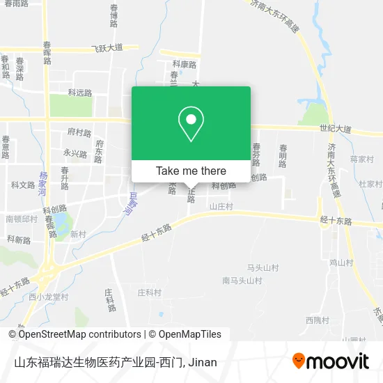 山东福瑞达生物医药产业园-西门 map