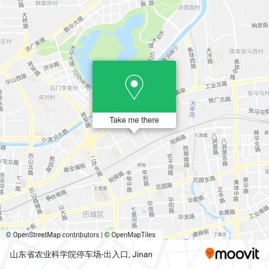 山东省农业科学院停车场-出入口 map