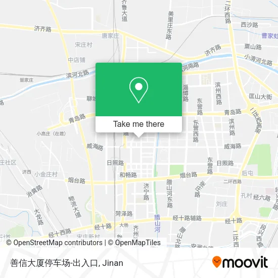 善信大厦停车场-出入口 map