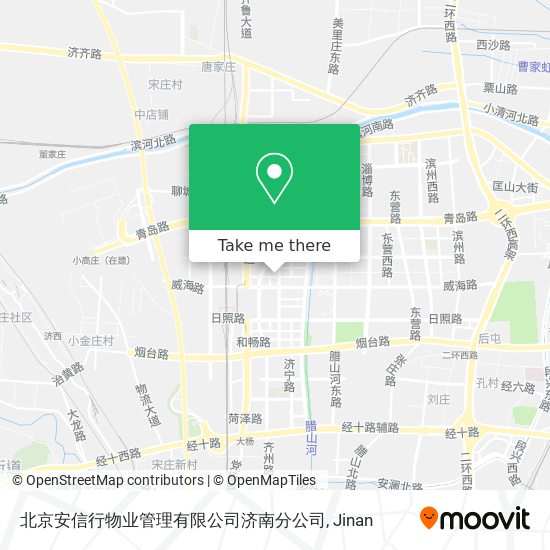 北京安信行物业管理有限公司济南分公司 map
