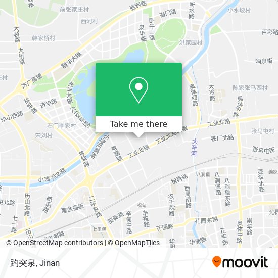趵突泉 map