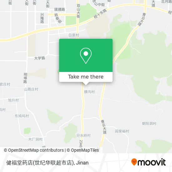 健福堂药店(世纪华联超市店) map