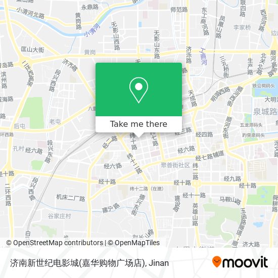 济南新世纪电影城(嘉华购物广场店) map