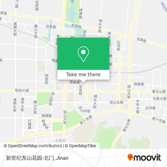 新世纪东山花园-北门 map