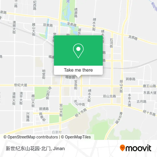 新世纪东山花园-北门 map