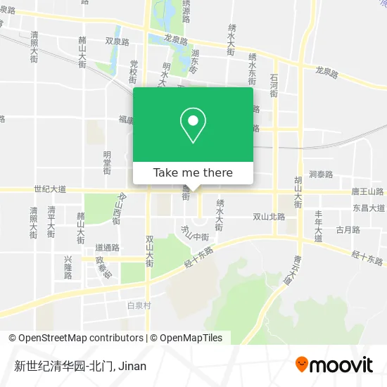 新世纪清华园-北门 map