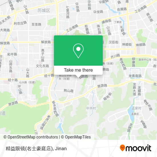 精益眼镜(名士豪庭店) map