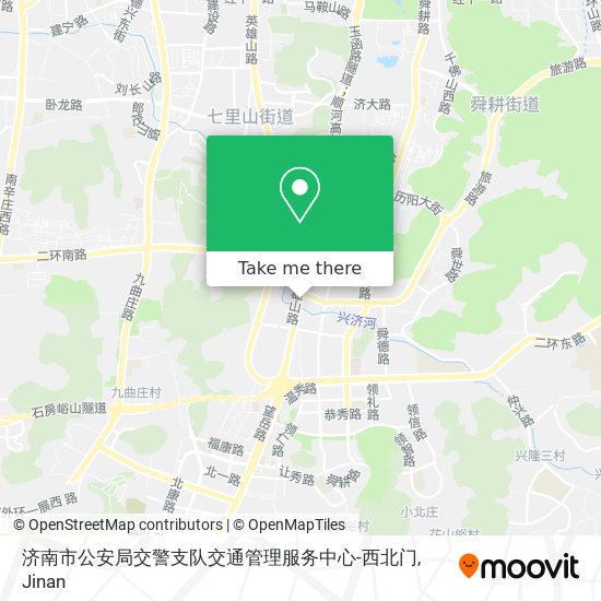 济南市公安局交警支队交通管理服务中心-西北门 map