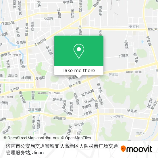 济南市公安局交通警察支队高新区大队舜泰广场交通管理服务站 map