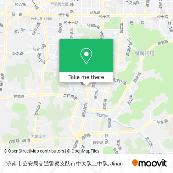济南市公安局交通警察支队市中大队二中队 map
