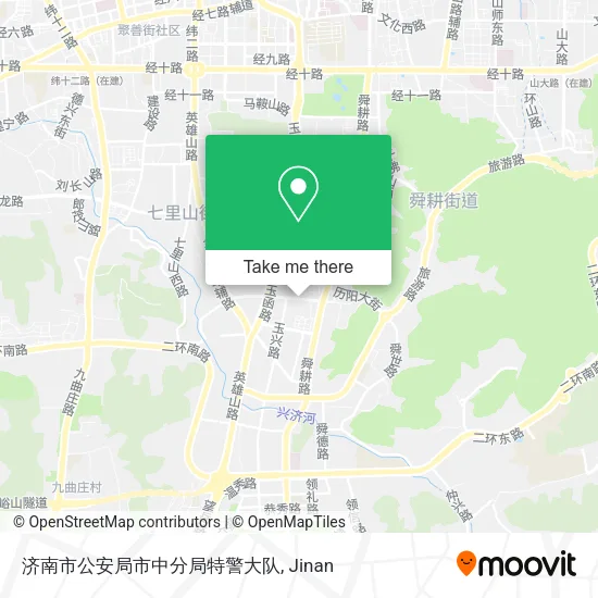 济南市公安局市中分局特警大队 map