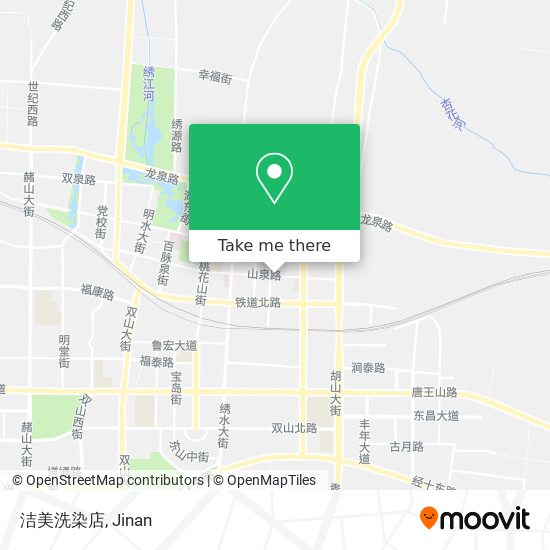 洁美洗染店 map