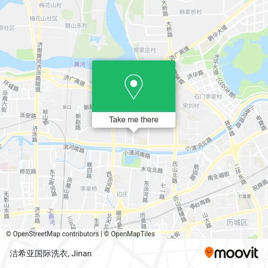 洁希亚国际洗衣 map