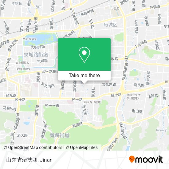 山东省杂技团 map