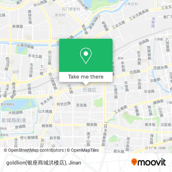 goldlion(银座商城洪楼店) map