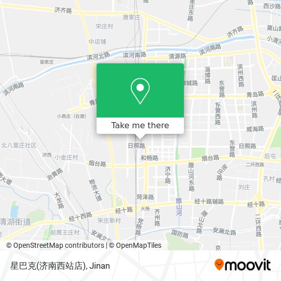 星巴克(济南西站店) map