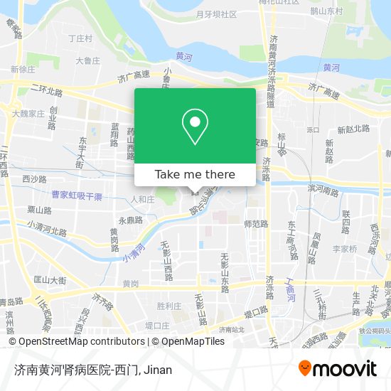 济南黄河肾病医院-西门 map