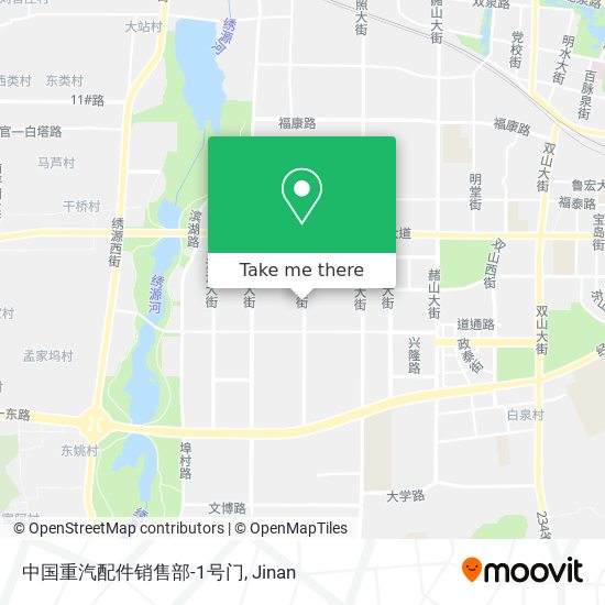 中国重汽配件销售部-1号门 map