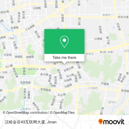 汉峪金谷43互联网大厦 map