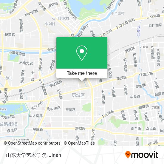 山东大学艺术学院 map