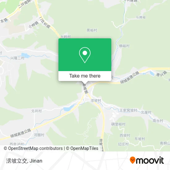涝坡立交 map