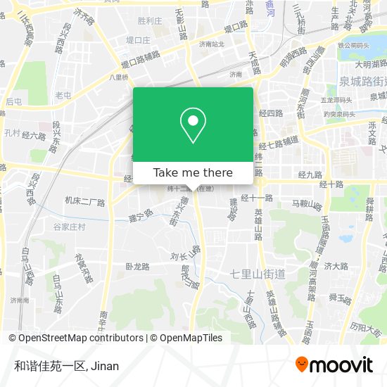 和谐佳苑一区 map