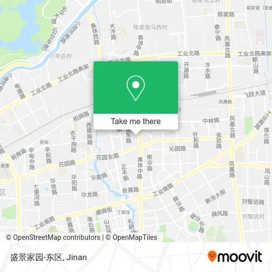 盛景家园-东区 map