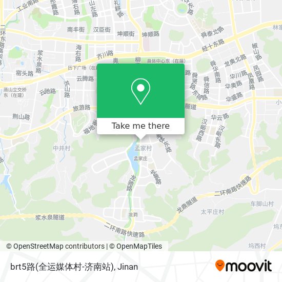 brt5路(全运媒体村-济南站) map