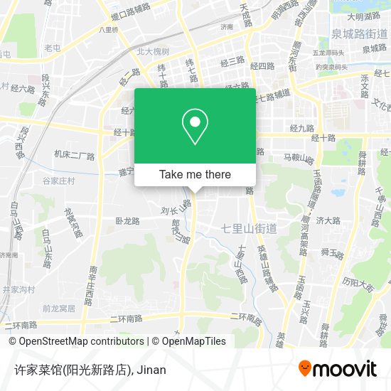 许家菜馆(阳光新路店) map