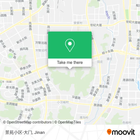 景苑小区-大门 map