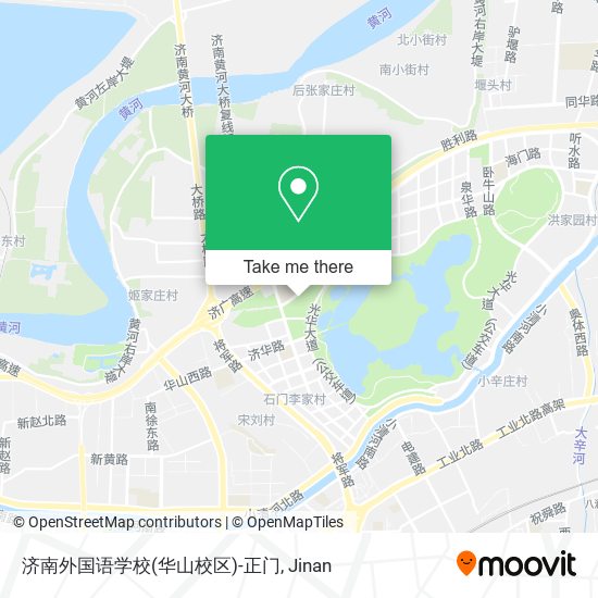 济南外国语学校(华山校区)-正门 map