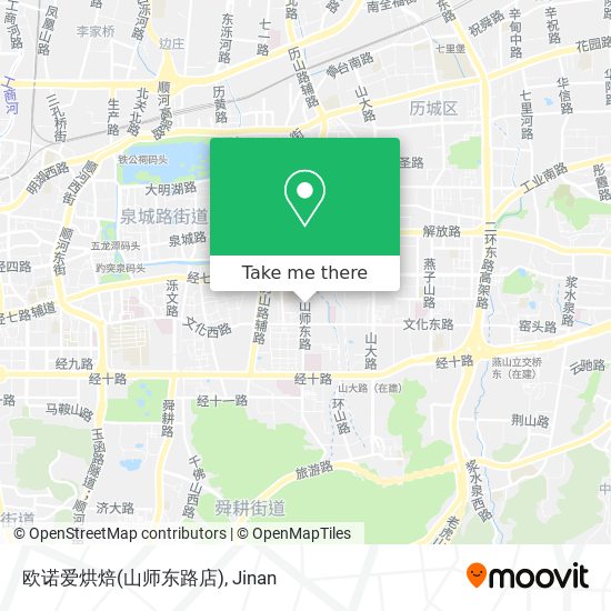 欧诺爱烘焙(山师东路店) map