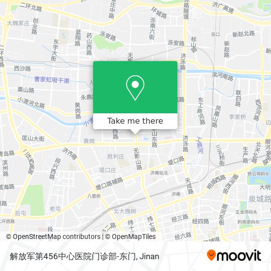 解放军第456中心医院门诊部-东门 map