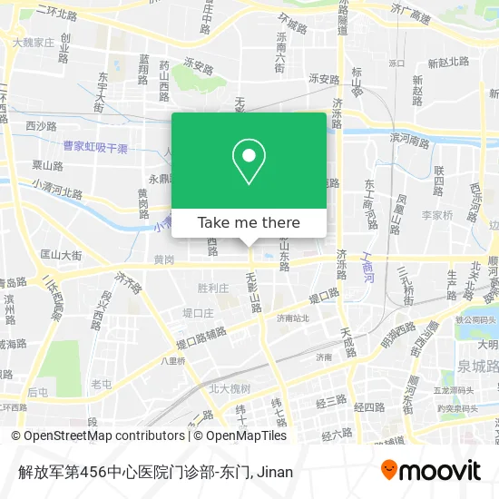 解放军第456中心医院门诊部-东门 map