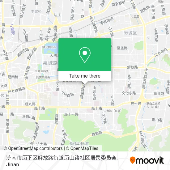 济南市历下区解放路街道历山路社区居民委员会 map