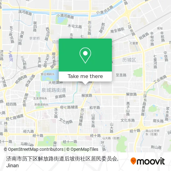 济南市历下区解放路街道后坡街社区居民委员会 map