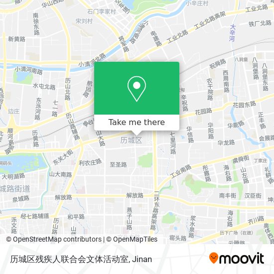 历城区残疾人联合会文体活动室 map