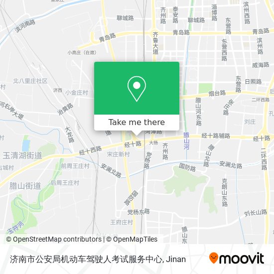 济南市公安局机动车驾驶人考试服务中心 map