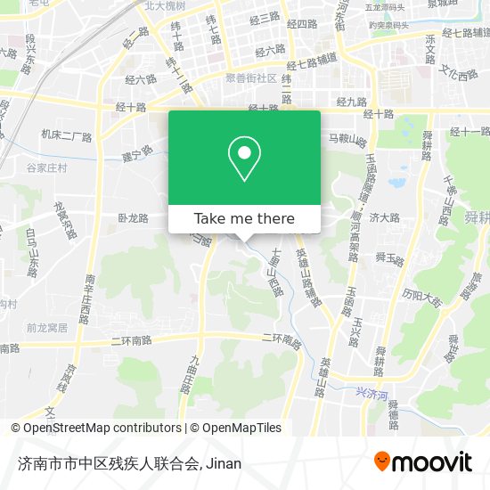 济南市市中区残疾人联合会 map