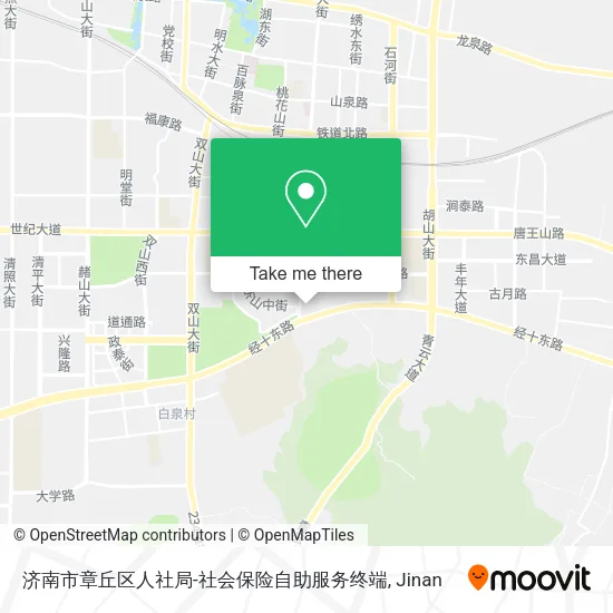 济南市章丘区人社局-社会保险自助服务终端 map
