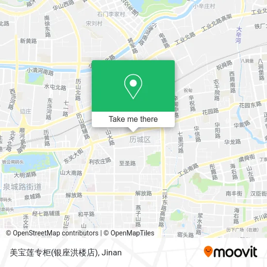 美宝莲专柜(银座洪楼店) map
