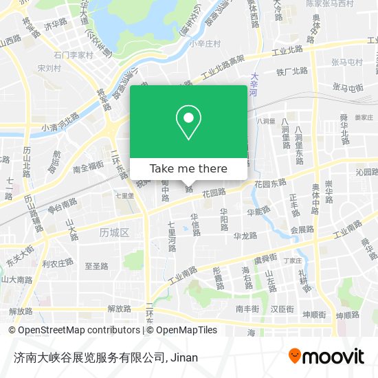 济南大峡谷展览服务有限公司 map