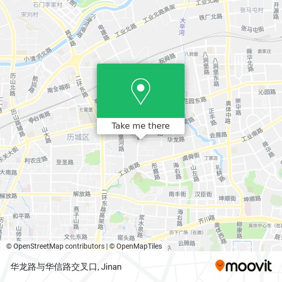 华龙路与华信路交叉口 map