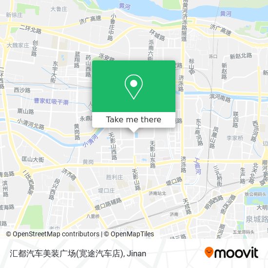汇都汽车美装广场(宽途汽车店) map