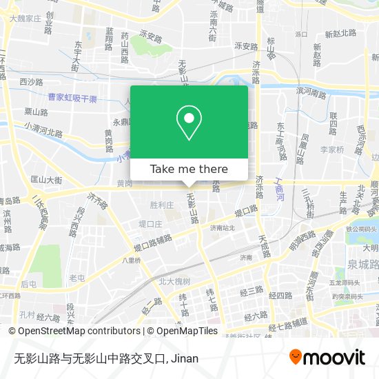 无影山路与无影山中路交叉口 map