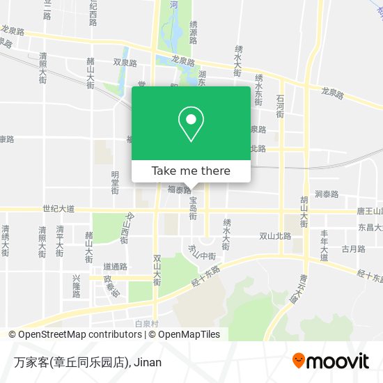 万家客(章丘同乐园店) map